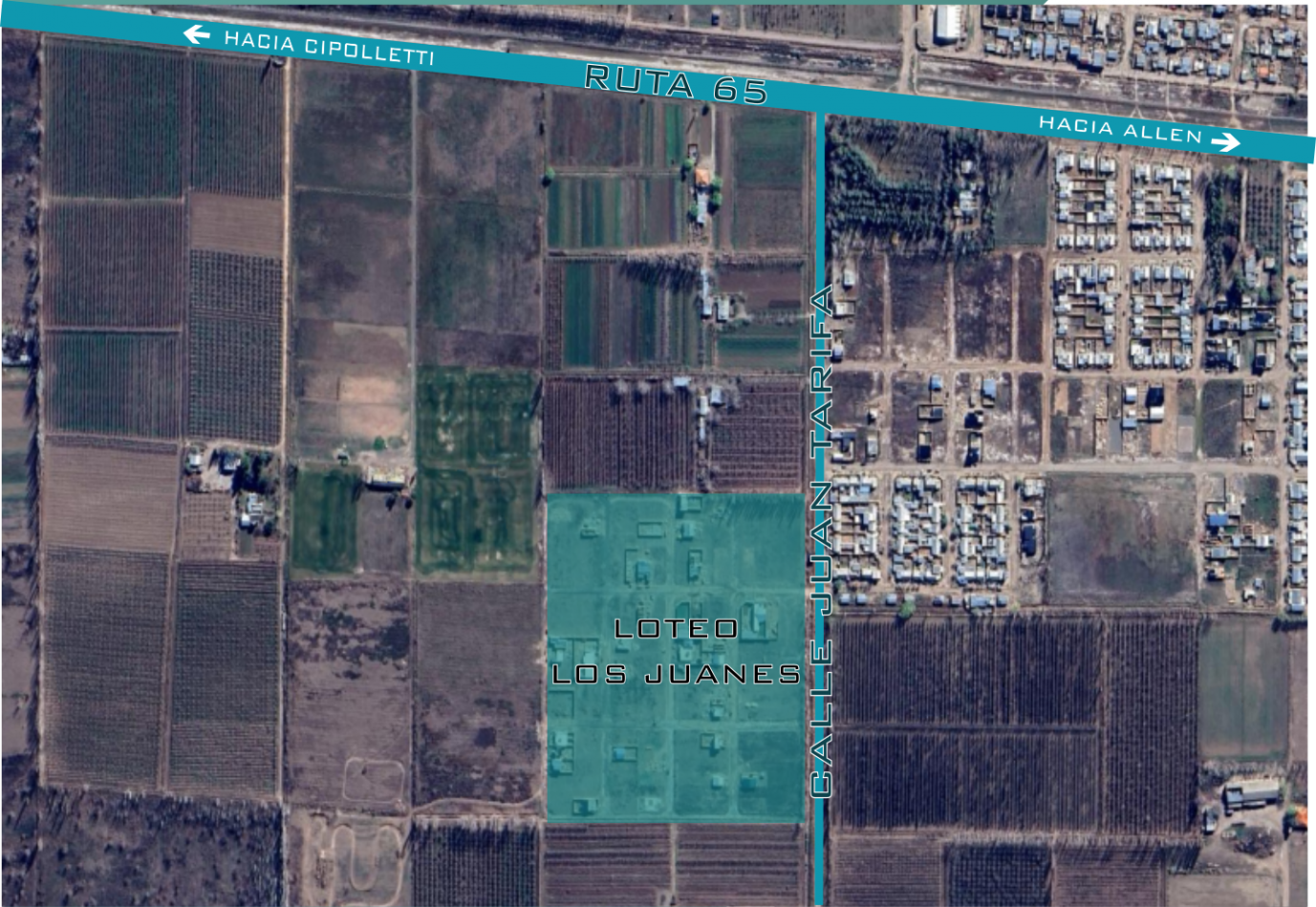 TERRENO EN VENTA - B° LOS JUANES - ALLEN