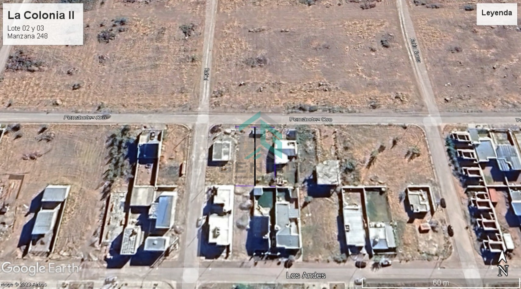 VENTA DE TERRENOS - Bo LA COLONIA 2 - GRAL. FERNANDEZ ORO